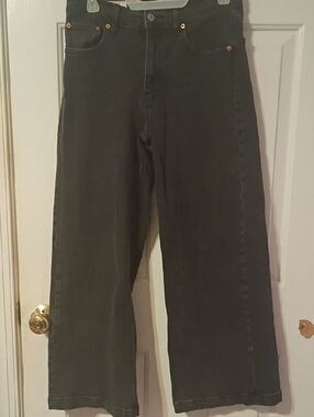 GAP High Rise Stride Jeans in Faded Black